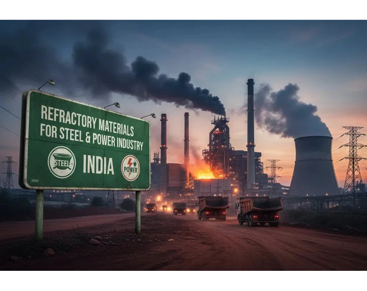 Refractory Materials For Steel and Power Industry in India | MMP Refratech